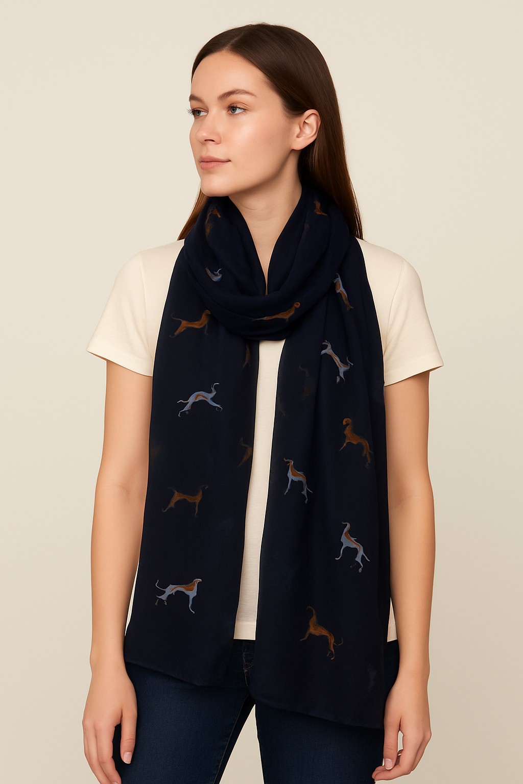 Elegant Lady Scarf Scarves for Dog Lovers - Image 4
