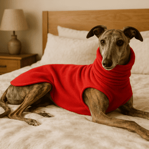 Fleece Jumper for Whippets, Greyhounds & Sighthounds – Warm, Soft & Custom Fit