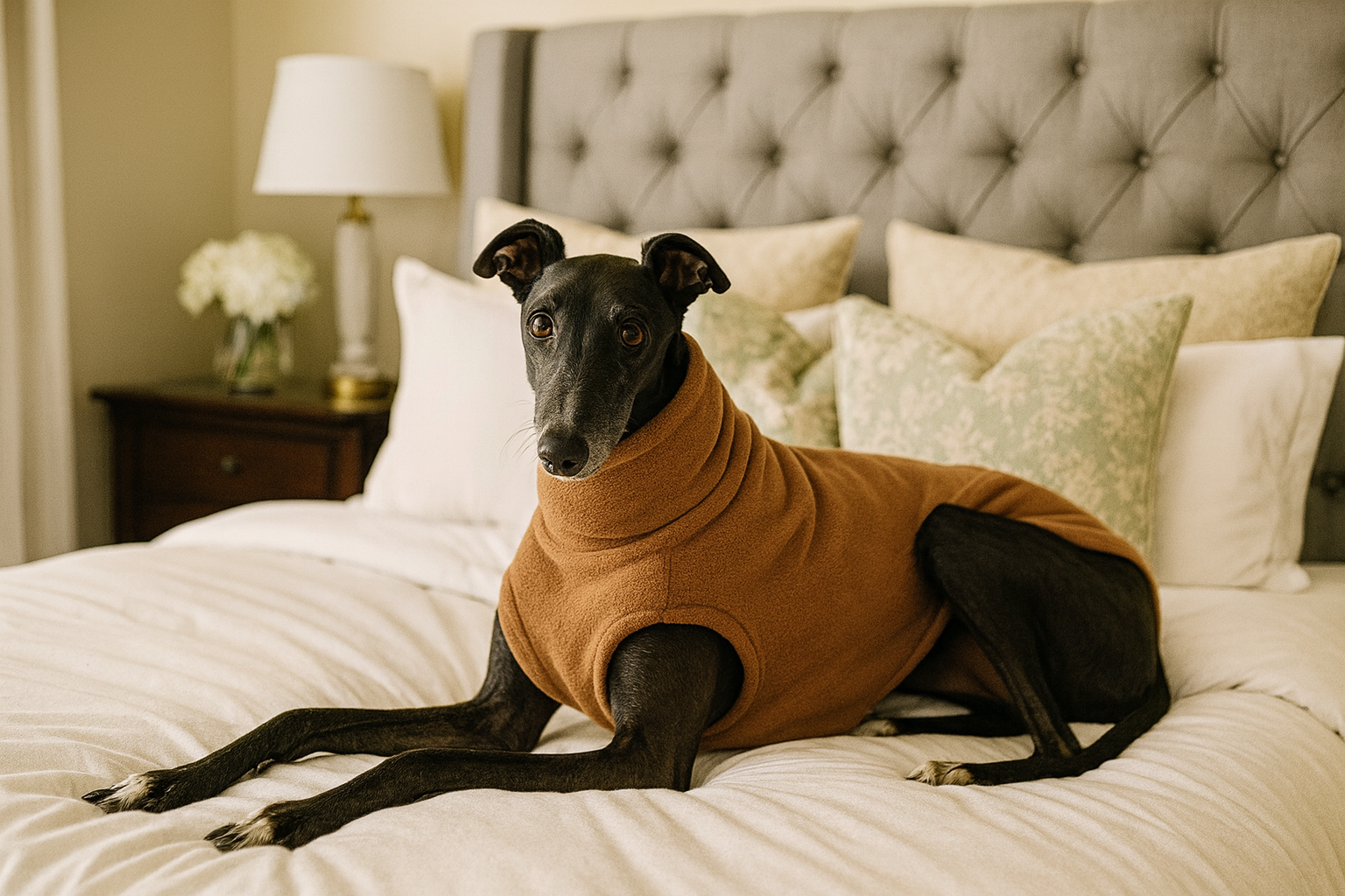 Fleece Jumper for Whippets, Greyhounds & Sighthounds – Warm, Soft & Custom Fit - Image 8