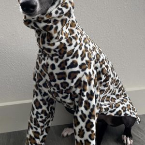 Greyhound & Whippet Fleece Pyjamas – Cozy Polar Fleece Dog Onesie