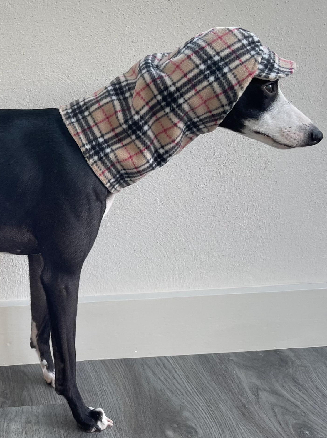 Polar Fleece Whippet & Greyhound Snood Hat – Soft, Warm Neck Warmer for Sighthounds - Image 11